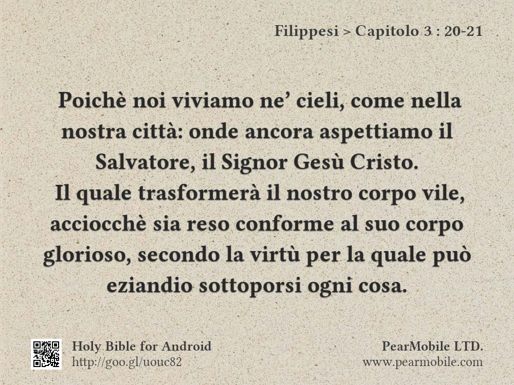 Filippesi, Capitolo 3:20-21